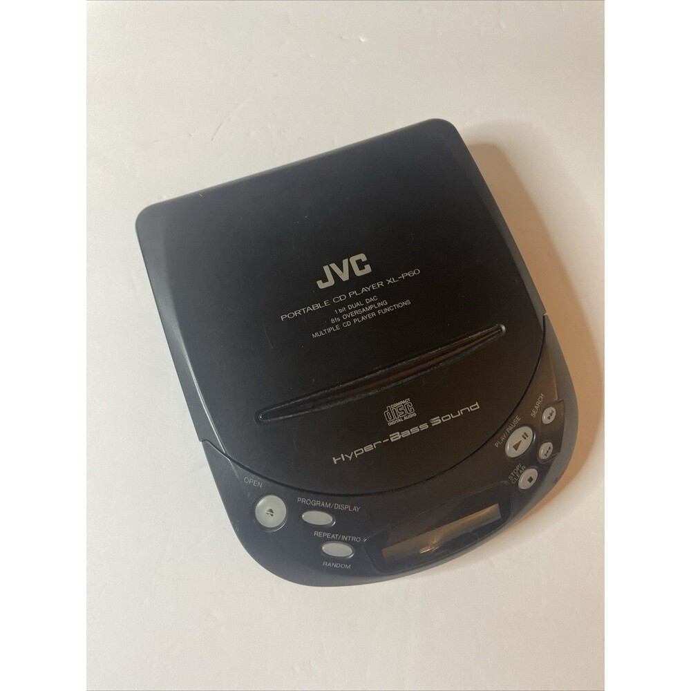 VTG JVC XL-P40 Portable CD Player Hyper Bass Sound Compact Disc Player FOR PARTS